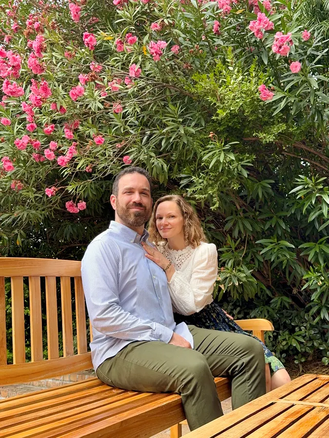 Les jardins du Mount Nelson, en Afrique du Sud, le jour de l'anniversaire de Carl.